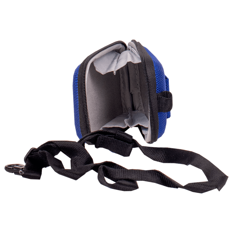 Fotopuzdro hama hardcase carbon style 60 h blue otvoreny