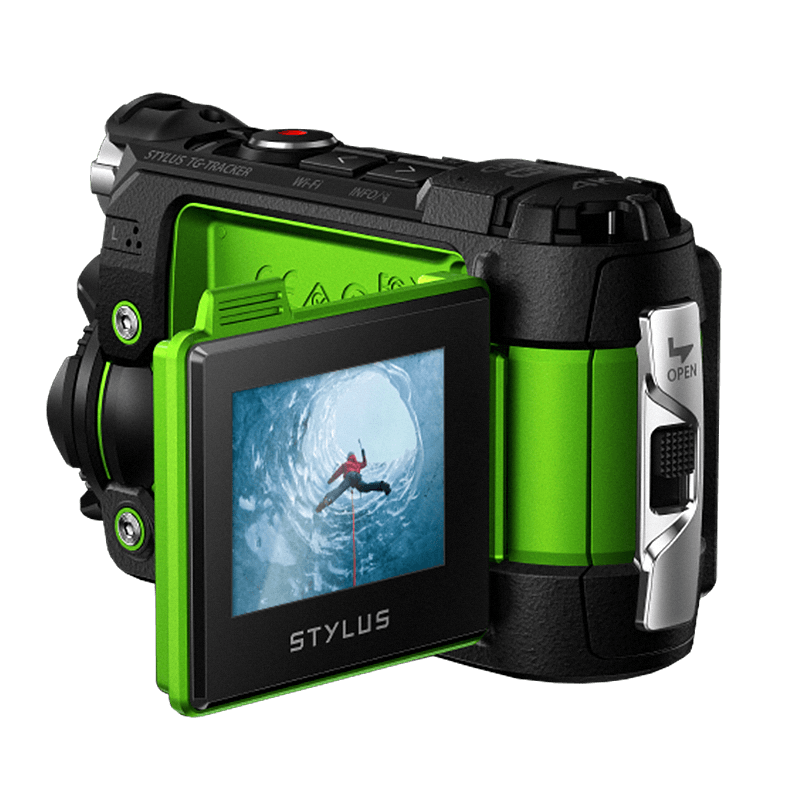Olympus tough tg tracker displej