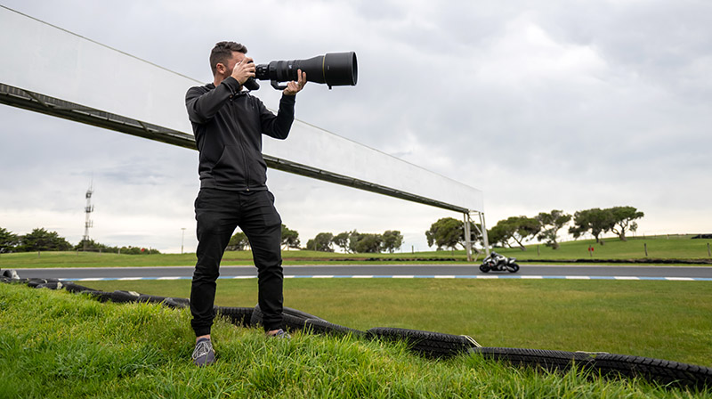 Fotós objektívvel Nikkor Z 600mm f4 TC VR S